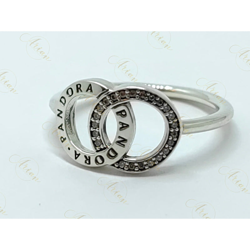 Anillo Circulos Con Zirconias Plata 925