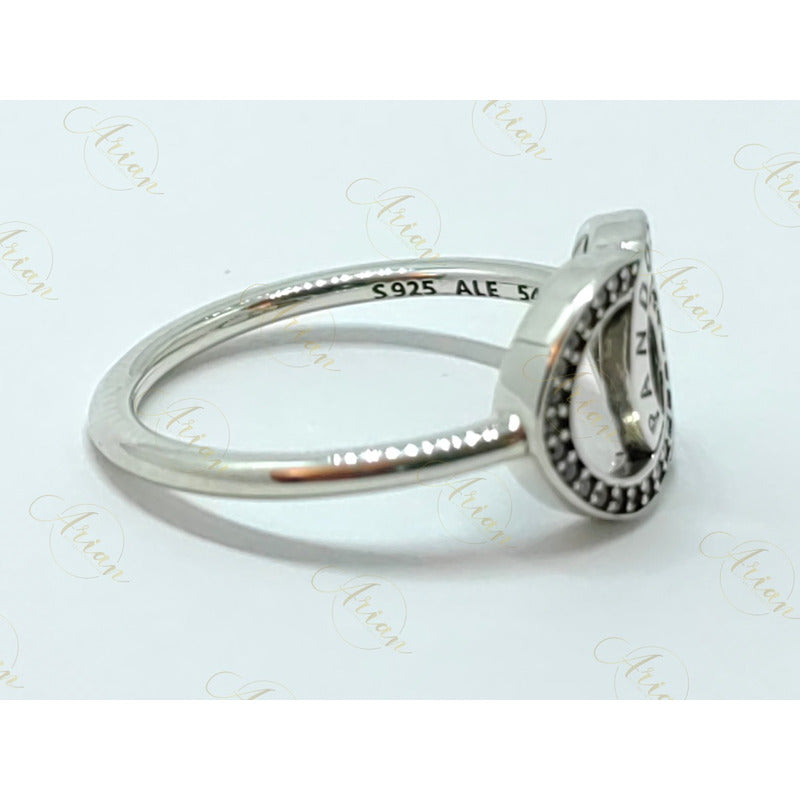 Anillo Circulos Con Zirconias Plata 925