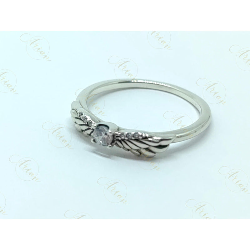 Anillo Alas De Ángel Plata 925