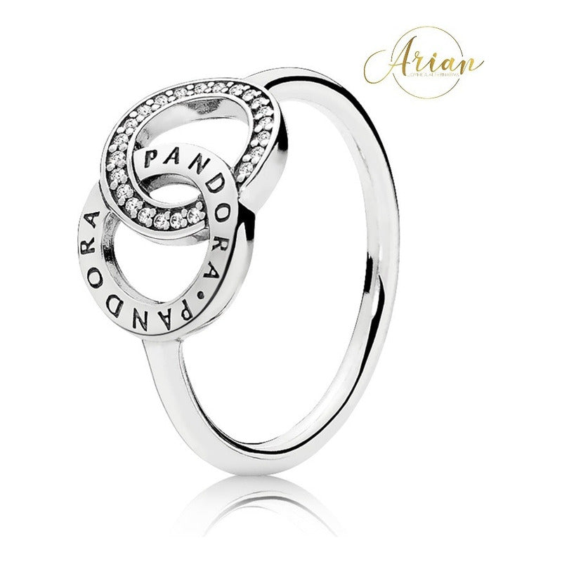 Anillo Circulos Con Zirconias Plata 925